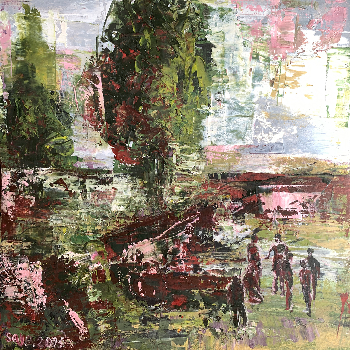 Untitled 06-SM, original painting by Sayeh Mansour