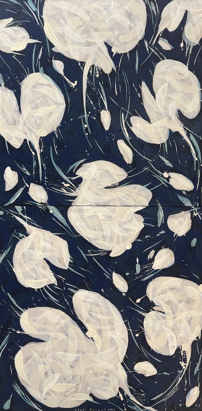 Veil Of Breath, original painting by Shadi Talaei