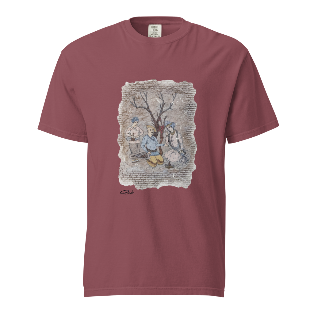 Persian Reverie t-shirt, wearable art by Maryam Ghazvineh, view 4