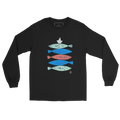 Paper Boat unisex long sleeve shirt, wearable art by Sanaz Marefat