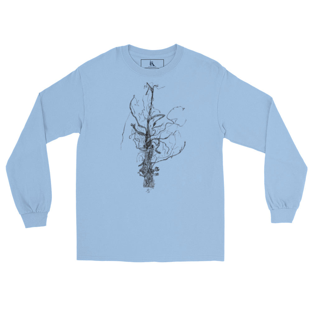 Hidden Network long sleeve shirt, wearable art by Fariba Bahrami, view 3