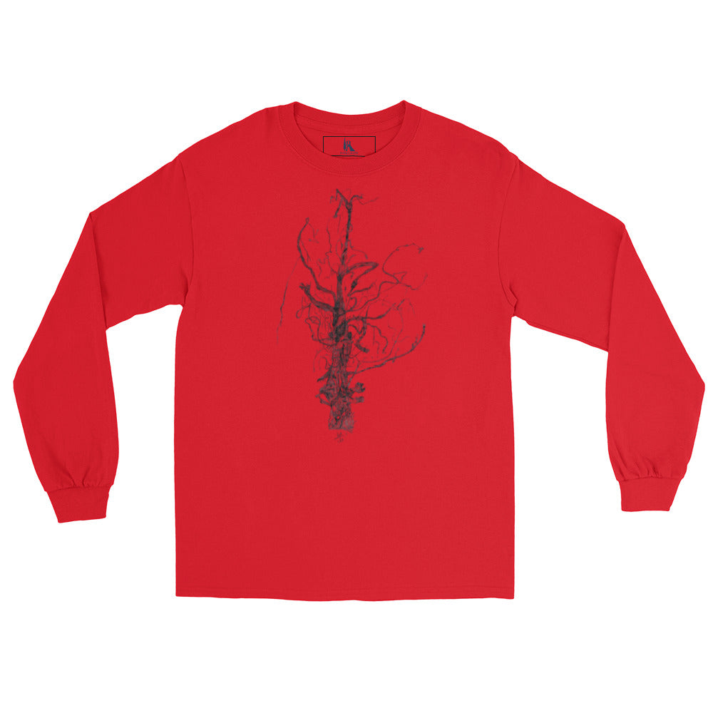 Hidden Network long sleeve shirt, wearable art by Fariba Bahrami