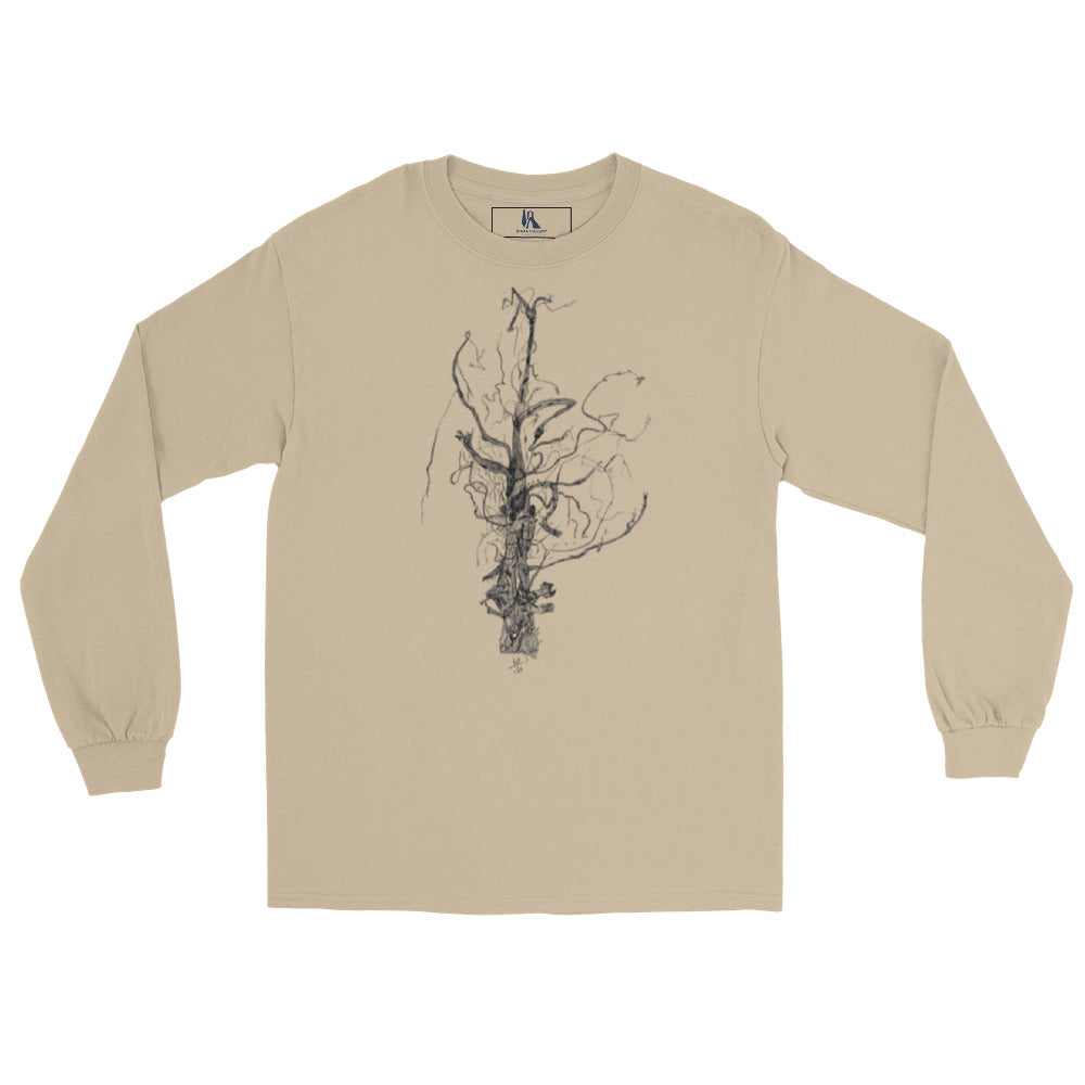 Hidden Network long sleeve shirt, wearable art by Fariba Bahrami, view 2