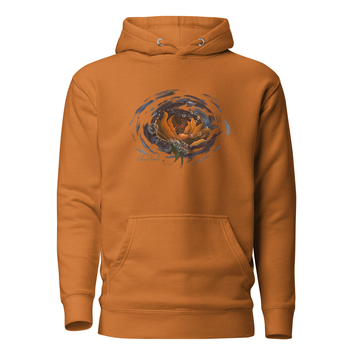 Drift unisex hoodie, wearable art by Chnoor Samadi, view 3