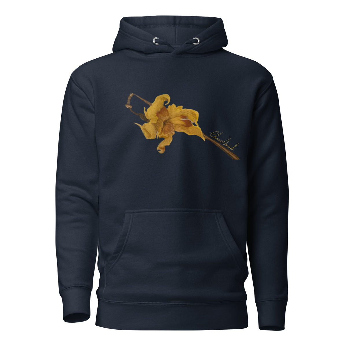 Everlasting Narcissus hoodie, wearable art by Chnoor Samadi, view 2