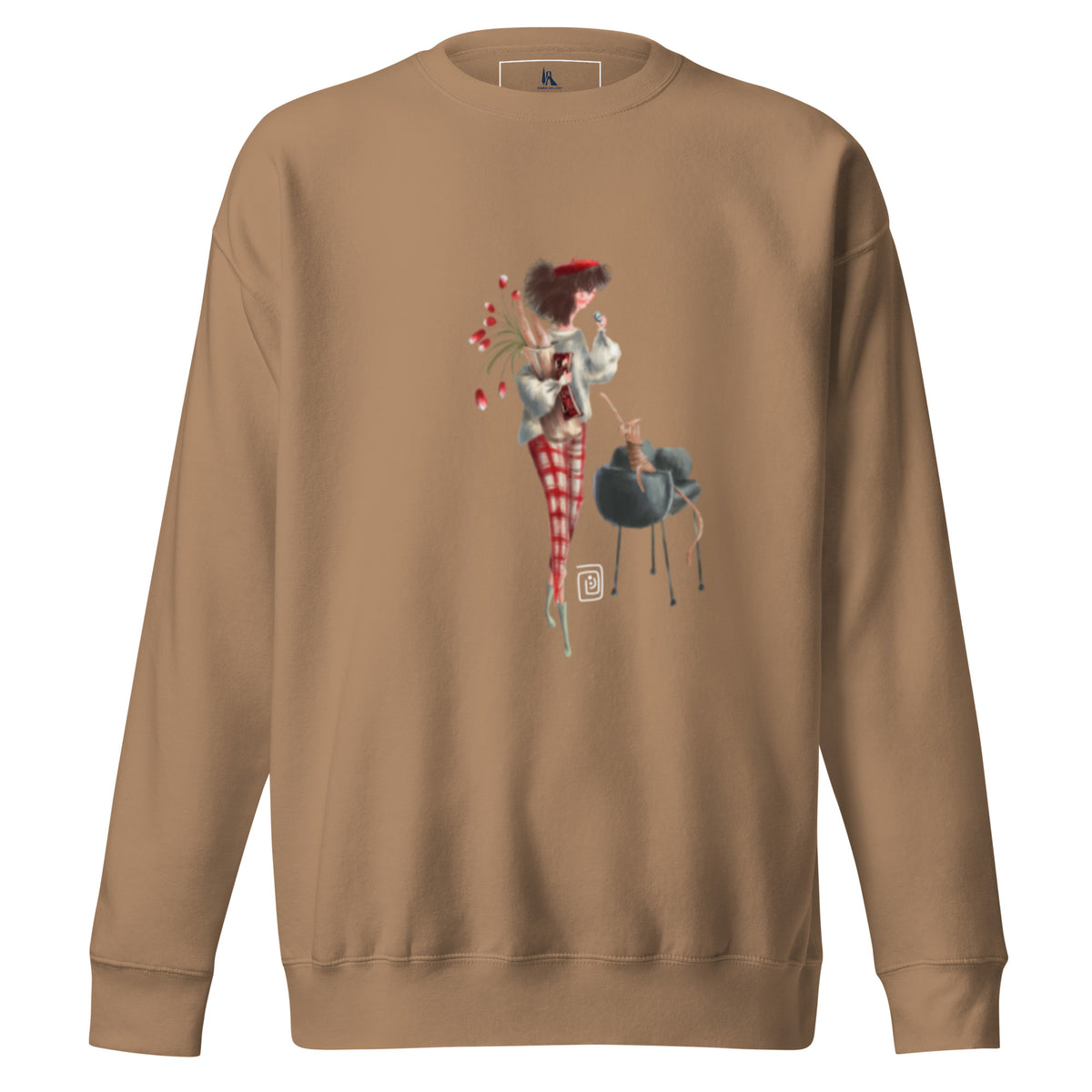 The Cat sweatshirt, wearable art by Sanaz Marefat, view 3