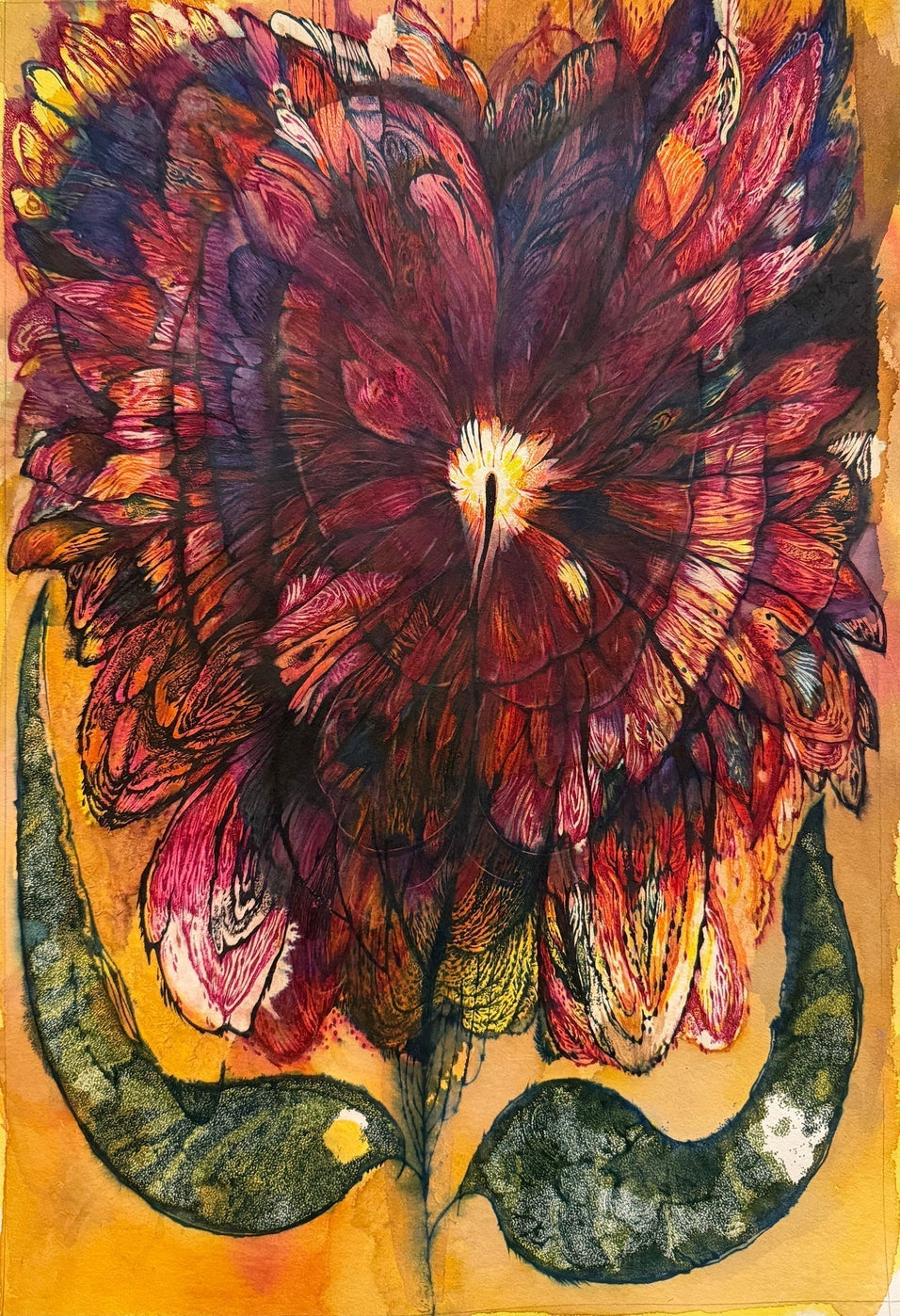 “Untitled 02-VV” Original Painting