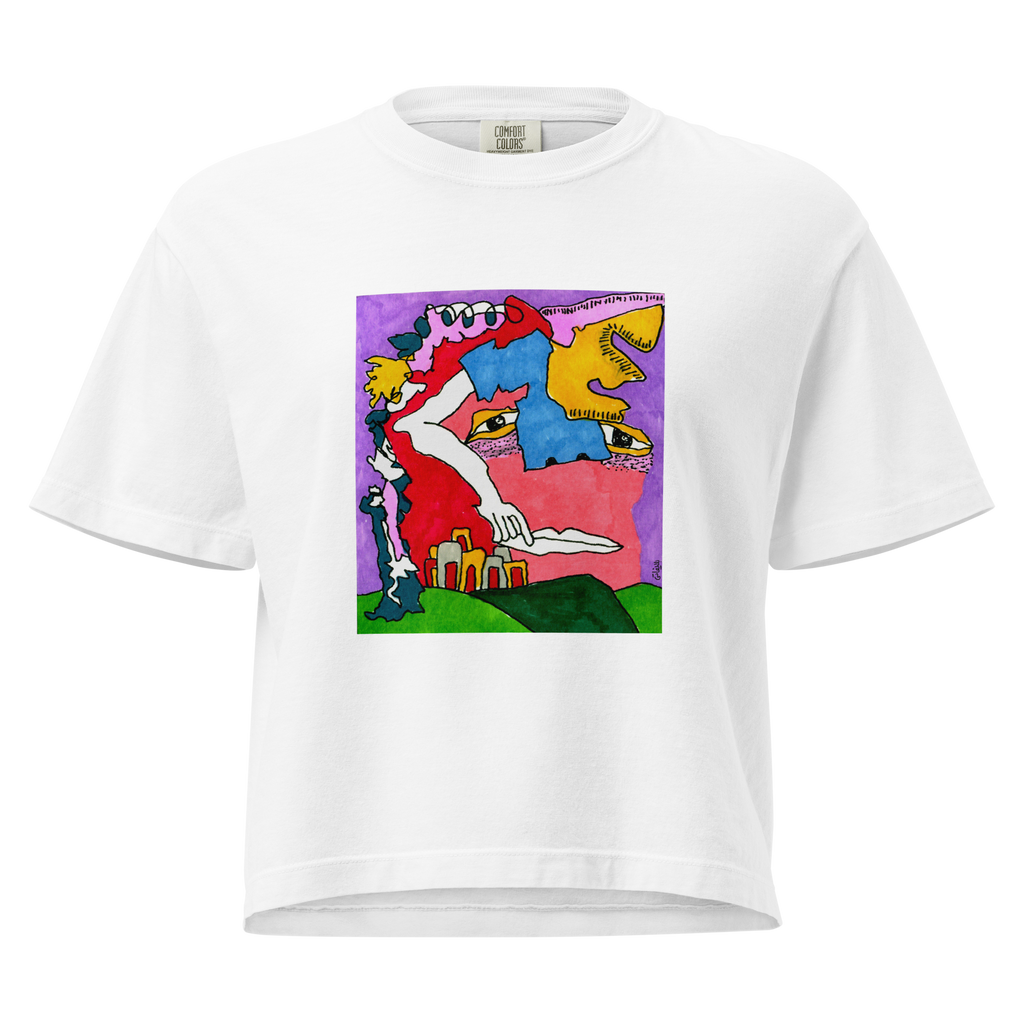 Remember Ma Lips? crop shirt, wearable art by Beliphaty, view 2