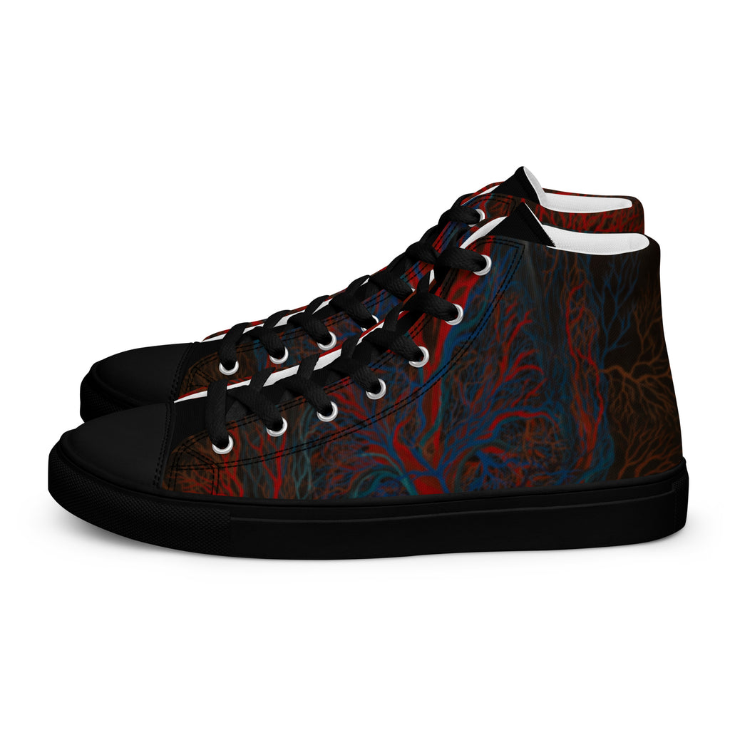 After Metamorphosis women's high top shoes, wearable art by Chnoor Samadi, view 2