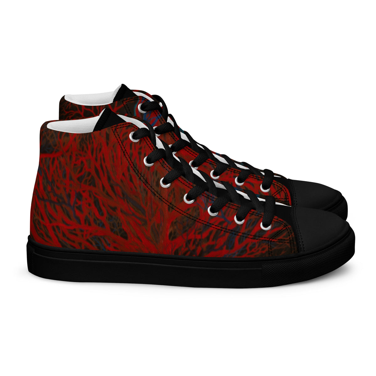 After Metamorphosis women's high top shoes, wearable art by Chnoor Samadi