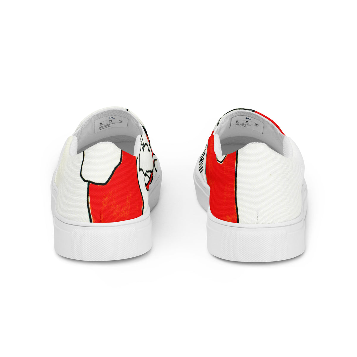 Our Bond women's slip-on shoes, wearable art by Beliphaty, view 3