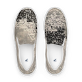 Calligraphy 04 women's slip-on shoes, wearable art by Solmaz Asadi
