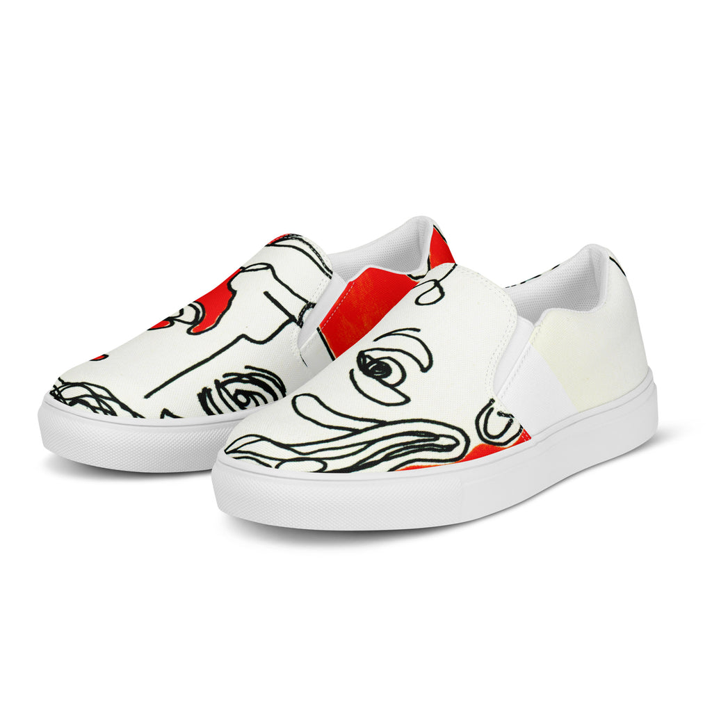Our Bond women's slip-on shoes, wearable art by Beliphaty, view 2